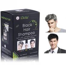 DEXE-champú de planta Natural para el cabello, tinte para el cabello negro, oscurecimiento del cabello gris y blanco, Color brillante, 10 Uds. 2024 - compra barato