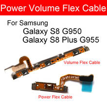 De encendido/apagado + volumen/botón Flex Cable para Samsung Galaxy S8 S8 más G950 G955 lado Control clave reparación 2024 - compra barato