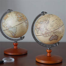 Столешница, английская версия, глобус, Карта мира, украшение, земной шар с деревянной базой, геозона, земной шар, теллурион D5 2024 - купить недорого
