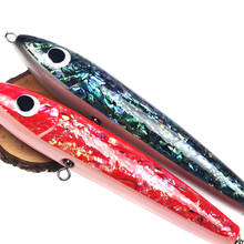 Fishing Stick Baits Top Water GT Tuna Trolling Lure Abalone Pencil Wooden Lure 2024 - buy cheap