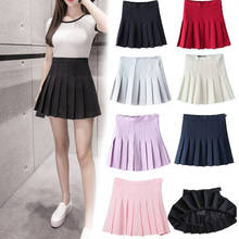 2020 New College Mini Skirts Ladies High-Waisted Skirt Slim A-Line JK Pleated Skirt Fashion Casual Tennis Skirt Women's Skirt 2024 - buy cheap