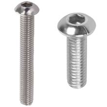 40 Pcs Stainless Steel Button Head Screw, Hex Socket Bolts, 30 Pcs M3 X 10mm & 10 Pcs M6 X 45mm 2024 - buy cheap