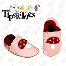 TipsieToes Brand High Quality Mushroom Slippers Kids Moccasins Soft Outsole Toddler Shoes First Walkers Autumn Spring Leather 2024 - buy cheap