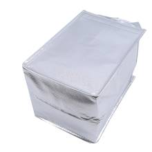 Водонепроницаемая изолированная сумка-холодильник 4 дюйма, складной Теплоизоляционный мешок для пикника, переносной мешок для льда, пищевых продуктов, мешок для пиццы 2024 - купить недорого