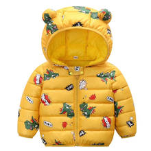 Winter Kids Jackets 2021 Spring Stylish Dinosaur Warm Jackets For Baby Boys Coat Girls Outerwear Jacket Toddler Children Clothes 2024 - buy cheap