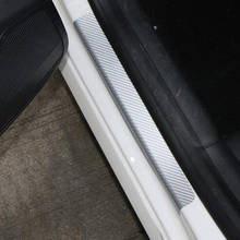 4Pcs Car Door Sill Protector Door Sill Scuff Plate Stickers for Volkswagen Golf 4 5 6 7 Tiguan Passat B5 B6 B7 CC MK5 MK6 Polo 2024 - buy cheap