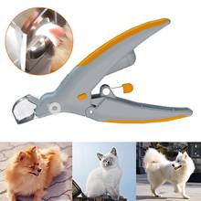 Professionals Pet Dog Cat Nail Clippers Trimmer With Led Light Grooming Electric Grinders Scissors Toe Claw Nail Pet Products 2024 - buy cheap