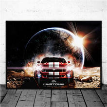 Impressão de alta definição ford mustang cobra carro pintura arte da parede imagem cartaz da sala estar quarto casa decorativa 2024 - compre barato