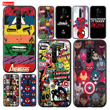 Marvel Avengers Cartoons Logo For Xiaomi Redmi K40 K30T K30S K30i K30 K20 10X 9T 9i 9AT Ultra Pro 5G TPU Silicone Phone Case 2024 - buy cheap