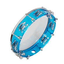 10 Inch Handheld Tambourine Double Row Tambourine Drum Set Percussion Instrument Musical Educational Toy Instrument 2024 - buy cheap