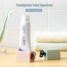 Espremedor de tubo de pasta de dente, plástico, apertador de pasta de dente, fácil dispensador portátil, suporte de pasta de dentes, acessórios de banheiro 2024 - compre barato