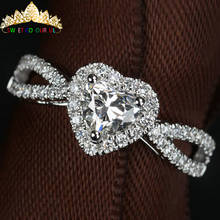 Anillo de oro de 14K de 100%, anillo de boda con diamante de moissanita VVS de color D, 1ct, 2ct, con certificado nacional D06 2024 - compra barato