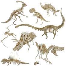 Modelo de dinossauro de montagem de alta simulação, brinquedo educativo realista de esqueleto de dinossauro de plástico para crianças 2024 - compre barato