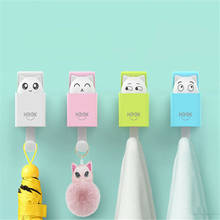 2019 Newest Creative Cat Wall Hook Hanger Bathroom Kitchen Sticky Strong Self-Adhesive Waterproof Sticky Key Hooks 2024 - buy cheap