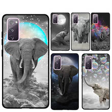 Цветной чехол для телефона с изображением слонов Для Samsung Galaxy S21 S20 Ultra Note 20 Note 10 S8 S9 S10 Plus S20 FE 2024 - купить недорого