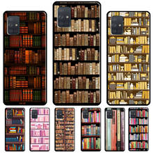 Read books Library Bookshelf Case For Samsung A51 A71 A31 A41 A11 A40 A50 A70 A72 A52 A42 A32 A12 A20e A21S Phone Cover 2024 - buy cheap