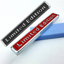 Emblema de edição limitada de metal 3D preto / vermelho Adesivo de adesivo universal para automóveis 2024 - compre barato