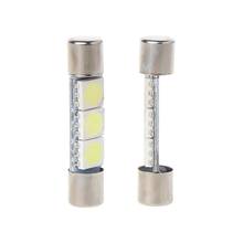 Lâmpada led branca para carro, t6 5050, 31mm, 3-smd, luz para espelho, viseira solar, b36b, 1 peça 2024 - compre barato