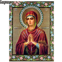 5D DIY Diamond Painting Madonna decoration virgin Diamond Mosaic Embroidery With Diamonds Christian religion icon hobby painting 2024 - buy cheap