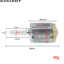 Escova de carbono para porta de carro azgigante 1020150 12v dc fc280 motor de fechadura para engrenagem de rosca infinita de plástico sonoro 2024 - compre barato