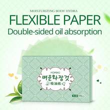 100sheets/pack Green Tea Oil Blotting Sheets Paper Cleansing Face Oil Control Absorbent Paper Beauty makeup Tools 2024 - buy cheap