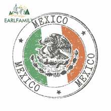 Earlfamily 13cm x 12.9cm para impressionante méxico bandeira carro mexicano adesivos e decalques diy anime adequado para todos os tipos de veículos 2024 - compre barato