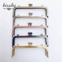 KissDIY-Marco de Metal para monedero, 10 Uds., 20cm, antiguo, de silicona, negro, plata, dorado, rojo, cobre, para hacer bolsos 2024 - compra barato