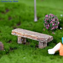 Resina de madeira fezes fadas jardim ornamento mobiliário moderno paisagem brinquedos pátio decoração para dollhouse 2024 - compre barato