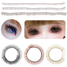 5Pcs 20cm False Eyelashes for Dolls Black Brown Tawny 3 Colors Doll Eyelashes Kids Decoration Gifts DIY Toy Dolls Accessories 2024 - buy cheap