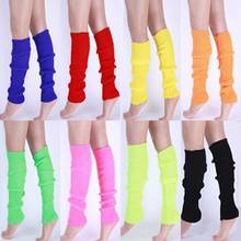 Women Leg Warmers Solid Candy Color Knit Winter Leg Warmers Loose Style Boot Socks Gift 2024 - buy cheap