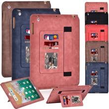 Funda de cuero con soporte para tableta, cubierta a prueba de golpes y bolígrafo, para Apple IPad 2/3/4/ IPad Mini 1/2/3/4/5/ IPad Air 1/2 de 9,7 pulgadas/Pro de 9,7 pulgadas 2024 - compra barato