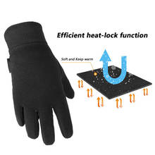 Мужские флисовые перчатки для верховой езды, зимний светильник, теплые спортивные перчатки для бега 2024 - купить недорого