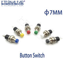 Hzy 5pcs/lot 7mm Momentary Push button Switch Press the reset switch Momentary On Off Push Button Micro Switch Normally Open NO 2024 - buy cheap