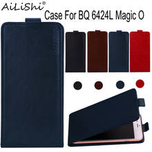 AiLiShi Case For BQ 6424L Magic O Luxury Flip Top Quality Leather Case BQ Exclusive 100% Phone Protective Cover Skin+Tracking 2024 - buy cheap