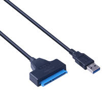 Cable USB 3,0 SATA, adaptador de hasta 6 Gbps, compatible con disco duro SSD HDD de 2,5 pulgadas, 22 Pines, gran oferta 2024 - compra barato