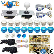 2 Player Arcade Game DIY Parts USB PC Joystick for Mame Game DIY with Zero Delay USB Encoder 5pin Joystick and 20 Push Buttons 2023 - buy cheap