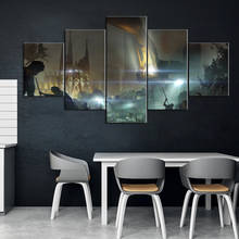 5 Piece Decorative Painting Poster Game Home Mural Deus Ex- Mankind Divided Game Animation Art Wall Decor Paintings 2024 - buy cheap