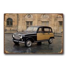 1963 Renault 4 Parisienne Car Vintage Retro Metal Tin Sign Pin Up Metal Decor Metal Sign,Ideal Wall Decor for Home 2024 - buy cheap