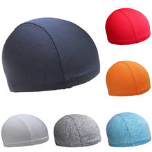 Шапка-бини унисекс, быстросохнущая шапка для бега, велоспорта, под шлем, для мужчин 2024 - купить недорого