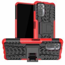 For Xiaomi Redmi Note 10 Case Hard PC With Stand Armor shockproof protective Back Cover Case For Xiaomi Redmi Note 10S Note10 2024 - buy cheap