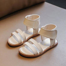 Children's High-top Sandals For Teenager Girls Baby School Soft-soled Open-Toed Roman Beach Sandals Princess Shoes New 2021 2024 - buy cheap