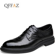 QFFAZ italian shoes men business formal shoes men leather party office brogue shoes men zapatos oxford hombre sapato masculino 2024 - buy cheap