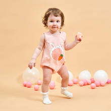 Macacão de bebê verão algodão infantil macacões roupas bebes colorido recém-nascido da criança meninas meninos roupas hy120 2024 - compre barato