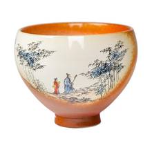 Tazas de té de estilo chino, taza de té de Kung Fu pintada a mano, tazón de té de porcelana para Sake Puer, tazón de cerámica, taza maestra 2024 - compra barato