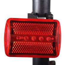 5 LED 7 Modes Cycling Bicycle Bike Rear Taillight Safety Warning Flashing Lamp White Auto Tail Stop Light 2024 - buy cheap