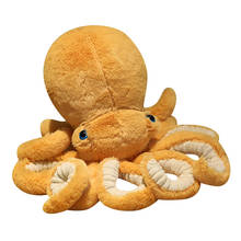 Juguetes de peluche de pulpo Kawaii para niños, almohada suave de pulpo de simulación, regalos de decoración de coche, 30-90cm, 1 ud. 2024 - compra barato