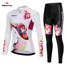 Mieyco Design Long Sleeve Cycling Jersey Ropa De Ciclismo Feminina Pro Bicycle Bib Pants Set Tops Team MTB Bicicleta Sportswear 2024 - buy cheap