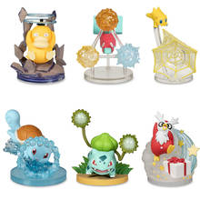 6Pcs/Set Hot Cartoon Toys Psyduck Bulbasaur Squirtle Delibird Joltik Porygon Figure Toys Anime Pokemones Action Figure Toys Gift 2024 - buy cheap