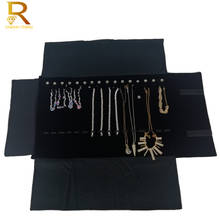 Portable Velvet Travel Jewelry Jewellery Pendant Organizer Storage Foldable Bag Portable Necklace Display Cases 2024 - buy cheap