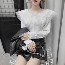 Shirt Women's Autumn Clothing Chiffon Doll Collar Shirt Top Blouse Women Blusas Ropa De Mujer 2024 - buy cheap